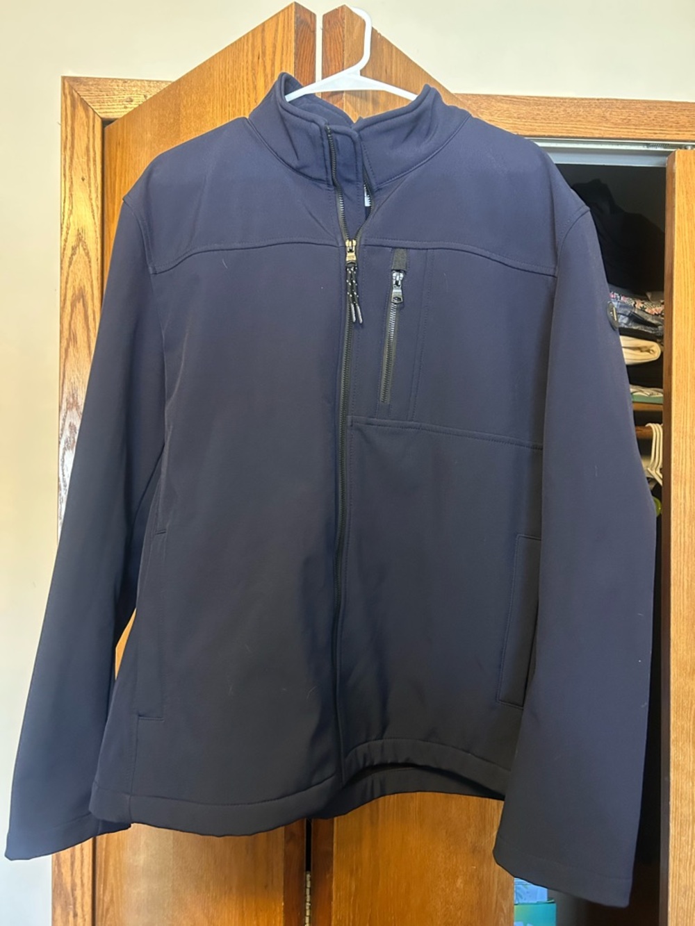 Calvin Klein Navy Performance Full-Zip Jacket